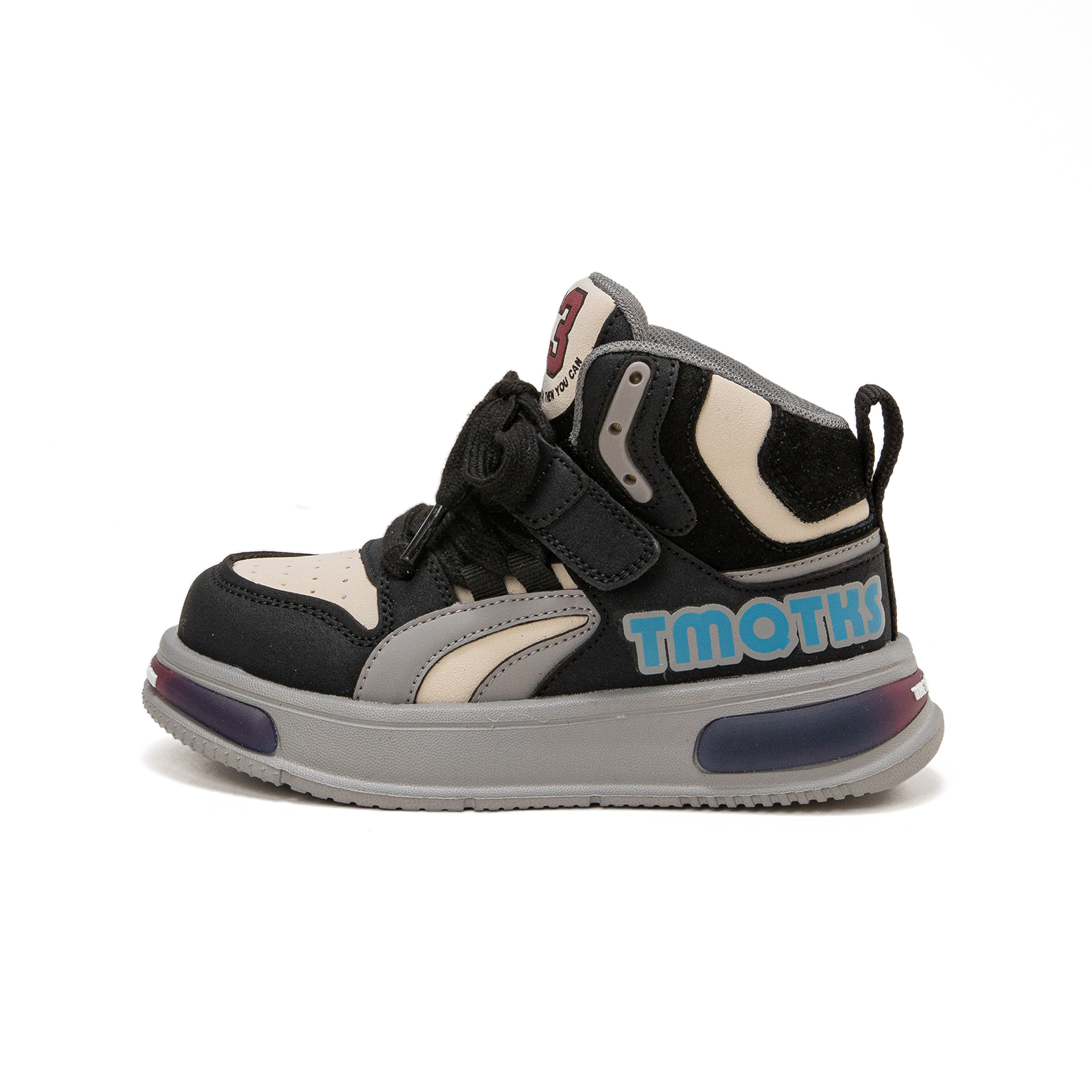 Tongmengqiantian Детские кроссовки с высоким берцем, черные, детские
Tongmengqiantian Детские кроссовки с высоким берцем, черные, детские