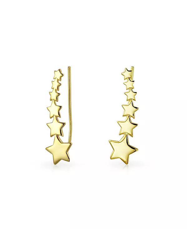 Серьги-Заколки в виде небесной падающей звезды, патриотичные, США, подвески-подвески, серьги-подвески, позолоченные 14-каратным золотом, серебро 925 пробы Bling Jewelry, yellow
Серьги-Заколки в виде небесной падающей звезды, патриотичные, США, подвески-подвески, серьги-подвески, позолоченные 14-каратным золотом, серебро 925 пробы Bling Jewelry, yellow