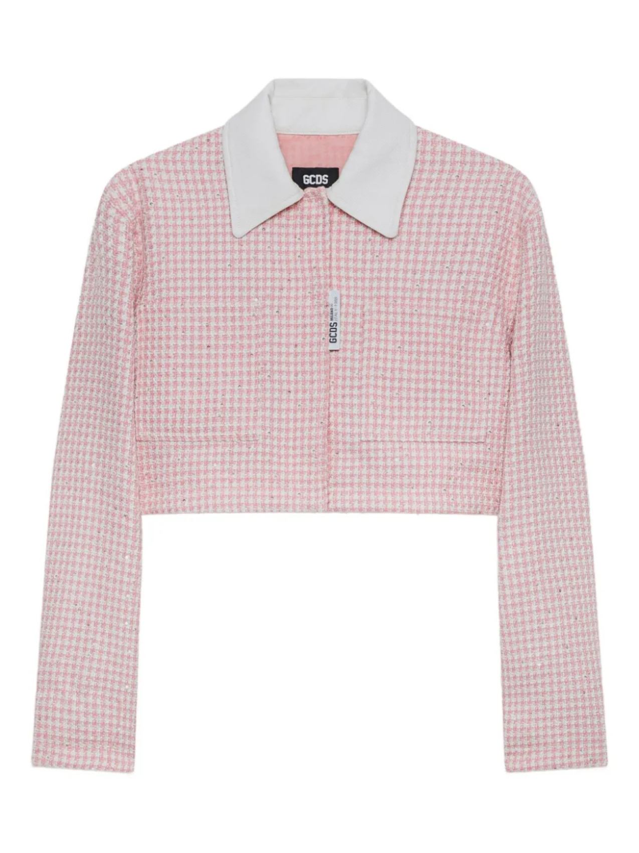 GCDS твидовый пиджак, розовый 
GCDS твидовый пиджак, розовый