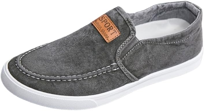 Мужские лоферы для делового и повседневного ношения. Дышащие и стойкие к скольжению. Резиновая подошва. Верх из хлопкового канваса. Подходят для офиса или прогулок Hoalox, серый
Мужские лоферы для делового и повседневного ношения. Дышащие и стойкие к скольжению. Резиновая подошва. Верх из хлопкового канваса. Подходят для офиса или прогулок Hoalox, серый