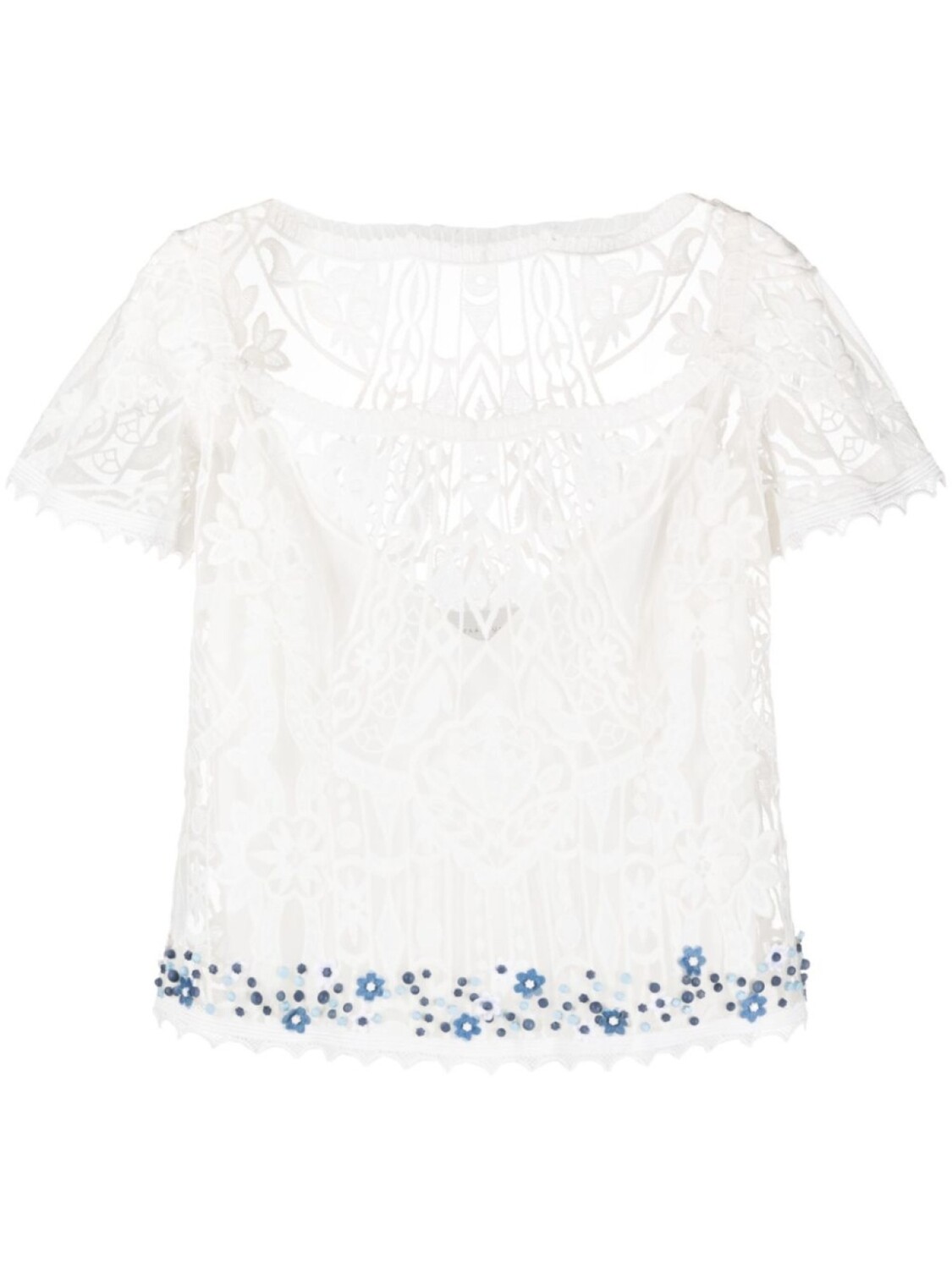 Gemy Maalouf блузка с квадратным вырезом и кружевом, белый
Gemy Maalouf блузка с квадратным вырезом и кружевом, белый