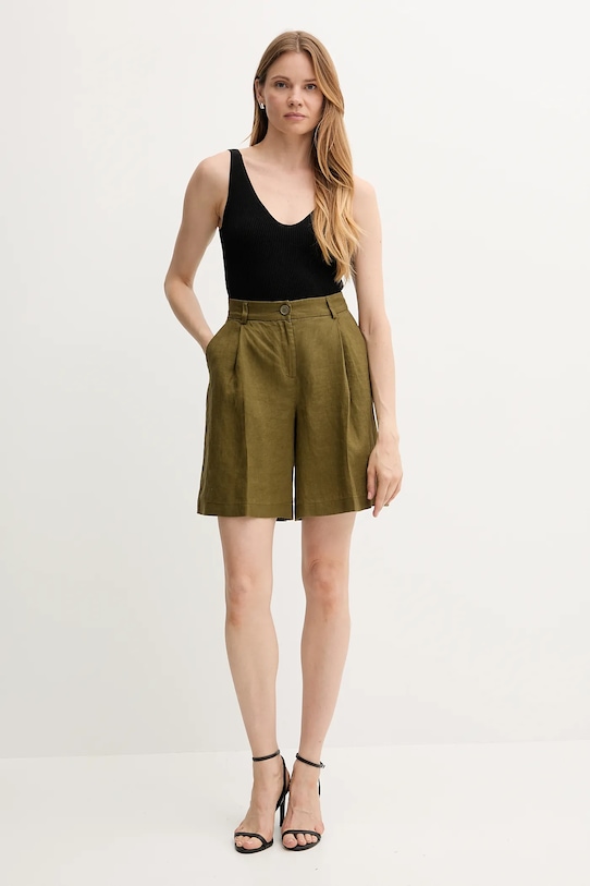 Льняные шорты Sisley, зеленый
Льняные шорты Sisley, зеленый