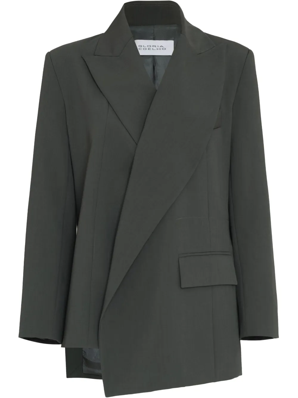 Пиджак асимметричного кроя Gloria Coelho, зеленый
Пиджак асимметричного кроя Gloria Coelho, зеленый