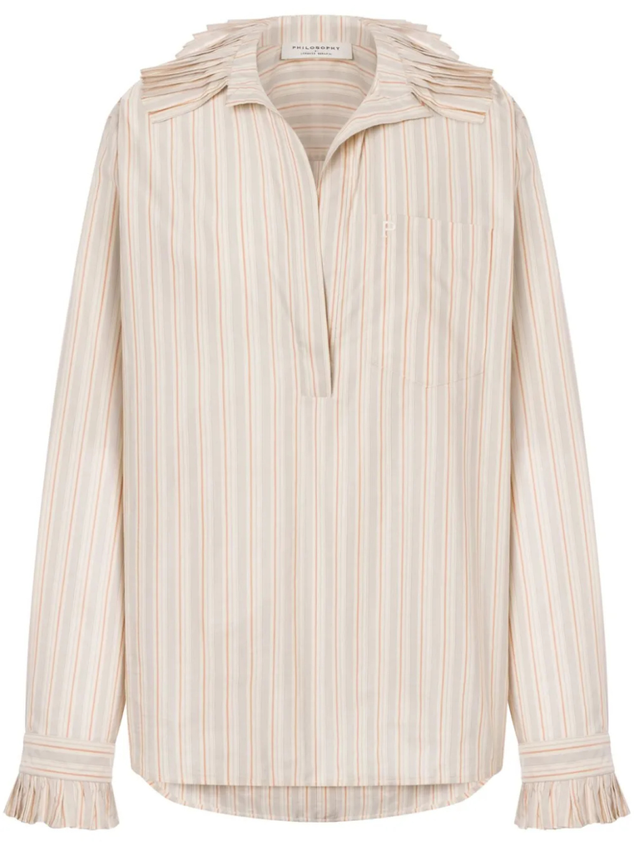 Полосатая рубашка Philosophy Di Lorenzo Serafini, нейтральный
Полосатая рубашка Philosophy Di Lorenzo Serafini, нейтральный