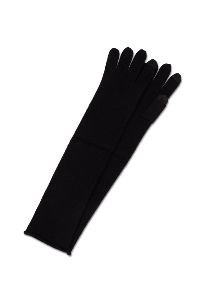 CASH-MERE.CH Длинные перчатки из органического хлопка черного цвета
CASH-MERE.CH Длинные перчатки из органического хлопка черного цвета