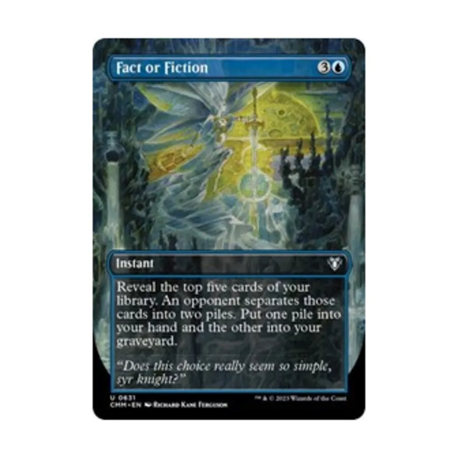 CCG Факт или вымысел (Без границ) (U), MTG - Commander Masters
CCG Факт или вымысел (Без границ) (U), MTG - Commander Masters