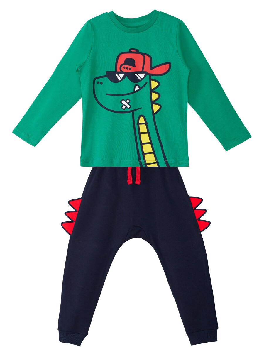 Спортивный костюм Denokids Dinosaur Spikes, зеленый
Спортивный костюм Denokids Dinosaur Spikes, зеленый