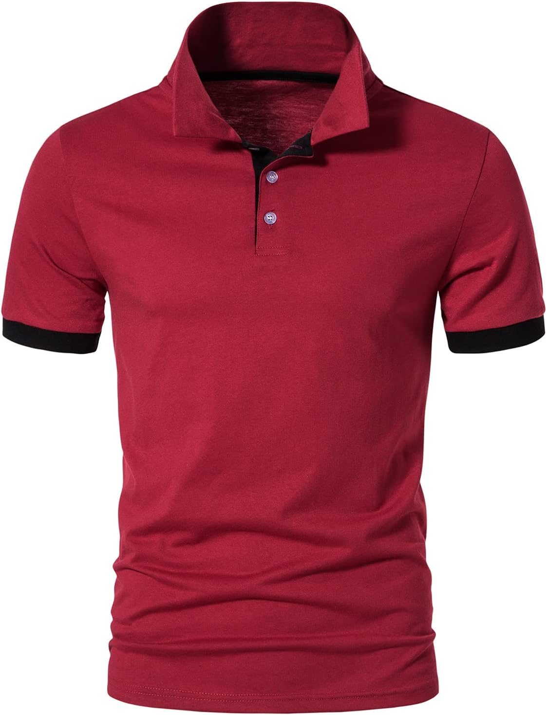 Мужские рубашки-поло для гольфа Maiyifu-GJ, легкая рубашка с коротким рукавом и цветными блоками, повседневная облегающая спортивная теннисная футболка, Black
Мужские рубашки-поло для гольфа Maiyifu-GJ, легкая рубашка с коротким рукавом и цветными блоками, повседневная облегающая спортивная теннисная футболка, Black