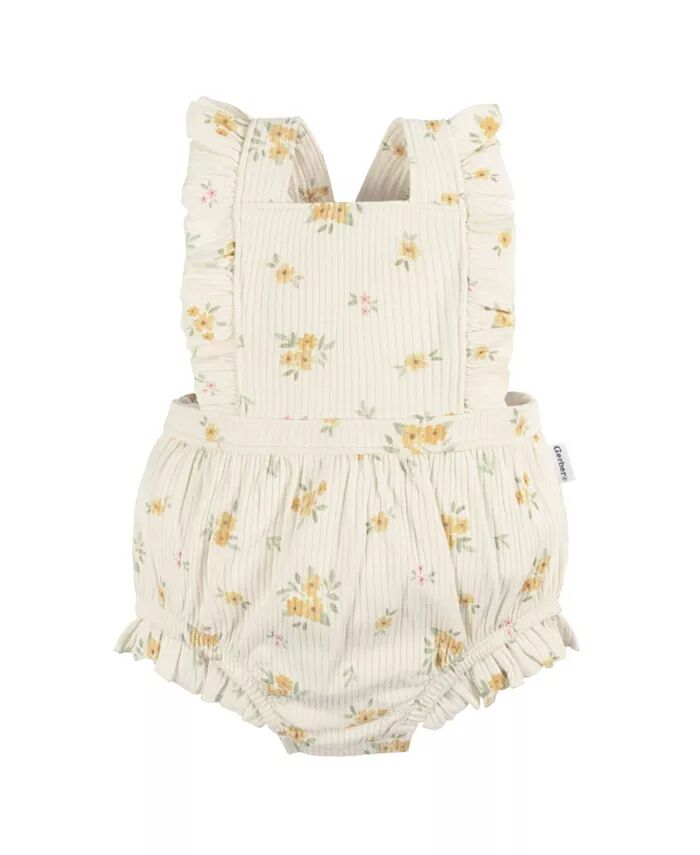 Комбинезон без рукавов для девочек с оборками Gerber, белый
Комбинезон без рукавов для девочек с оборками Gerber, белый