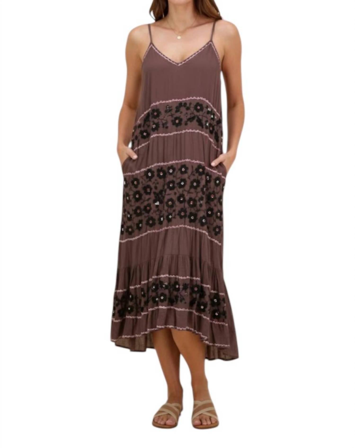 Платье миди Charlotte на тонких бретельках шоколадного цвета Rubyyaya, шоколадный
Платье миди Charlotte на тонких бретельках шоколадного цвета Rubyyaya, шоколадный