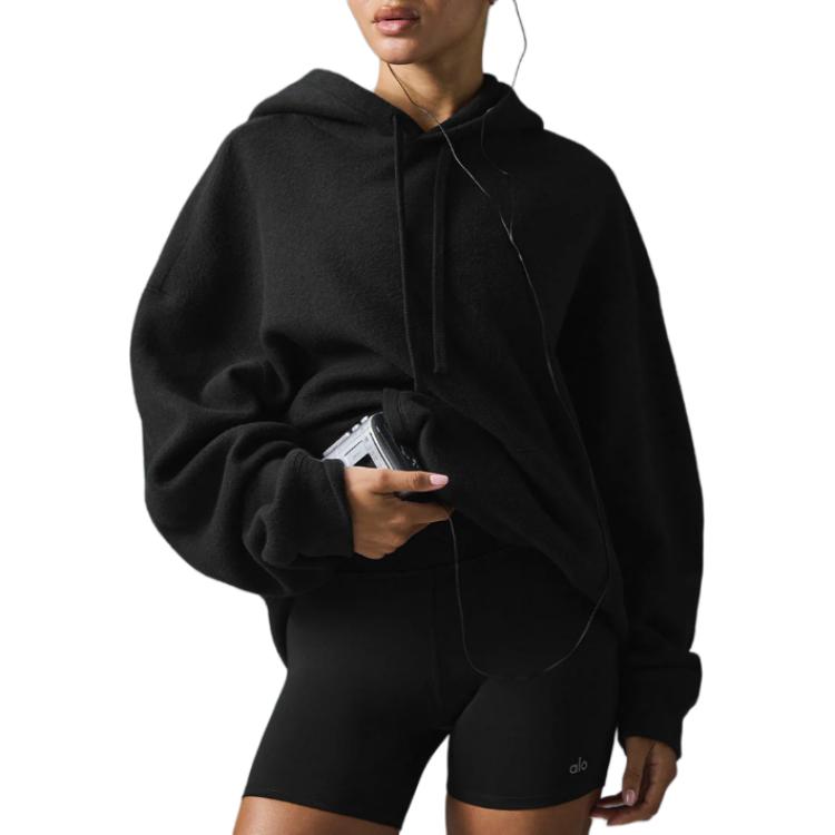 Толстовки женские с капюшоном Moderate Alo Yoga, черный
Толстовки женские с капюшоном Moderate Alo Yoga, черный