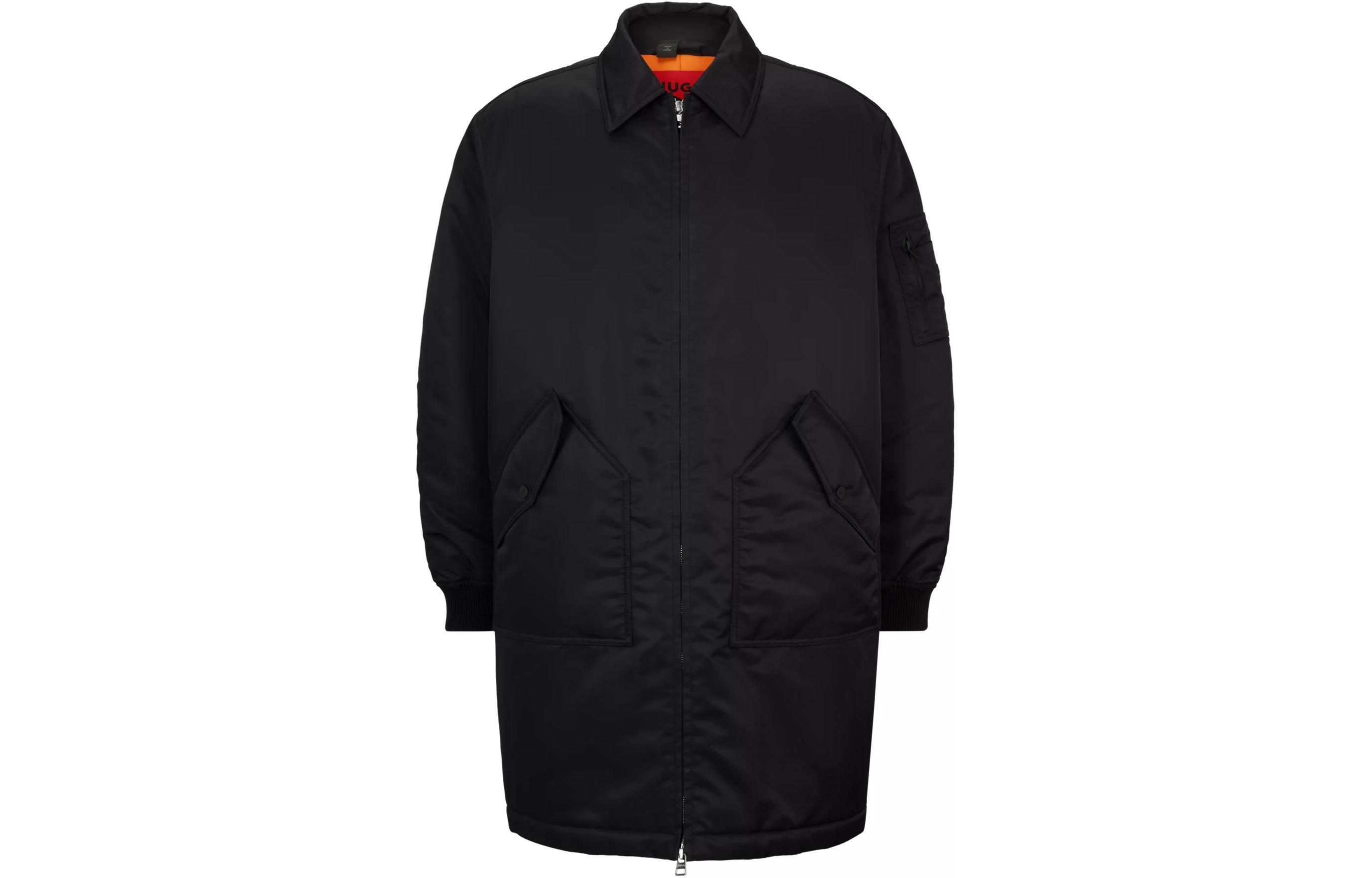 HUGO BOSS Водоотталкивающее пальто с фирменным нагрудным карманом Jackets & Coats мужское black
HUGO BOSS Водоотталкивающее пальто с фирменным нагрудным карманом Jackets & Coats мужское black