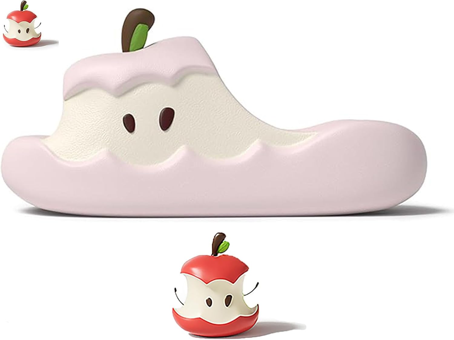 Тапочки в форме яблок для женщин и мужчин, милые 3D-сандалии в форме мультяшных яблок с нескользящей подошвой, пляжные сандалии Generic, розовый
Тапочки в форме яблок для женщин и мужчин, милые 3D-сандалии в форме мультяшных яблок с нескользящей подошвой, пляжные сандалии Generic, розовый
