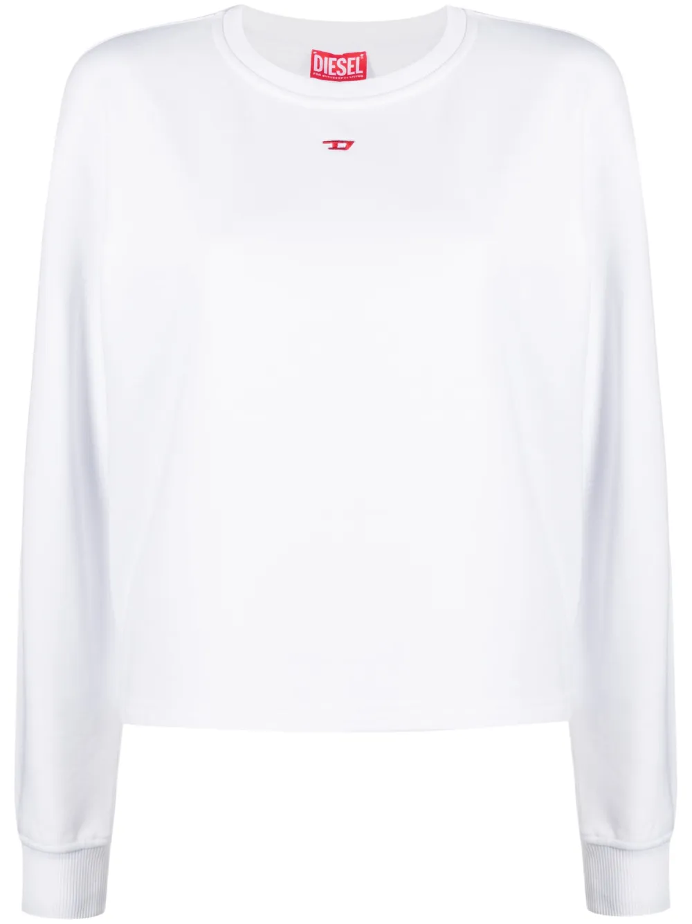 Толстовка с вышитым логотипом DIESEL, белый
Толстовка с вышитым логотипом DIESEL, белый