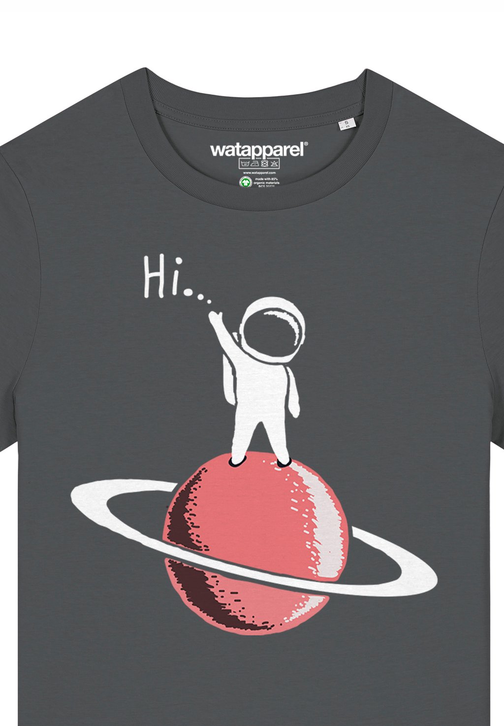 Футболка с принтом ASTRONAUT SAYS HI watapparel, антрацит
Футболка с принтом ASTRONAUT SAYS HI watapparel, антрацит