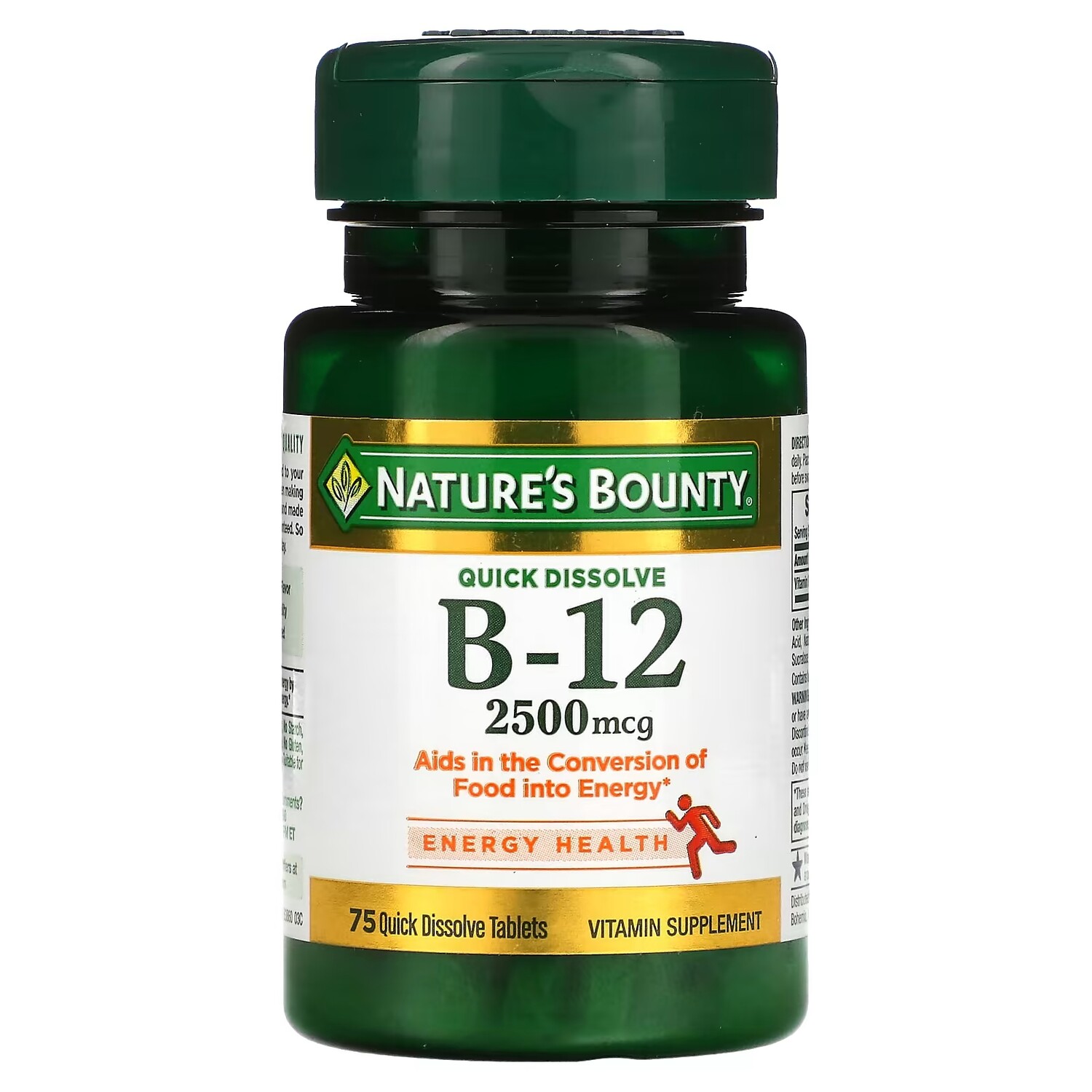 Витаминная добавка Nature's Bounty B-12 Natural Cherry 2500 мкг, 75 быстрорастворимых таблеток
Витаминная добавка Nature's Bounty B-12 Natural Cherry 2500 мкг, 75 быстрорастворимых таблеток