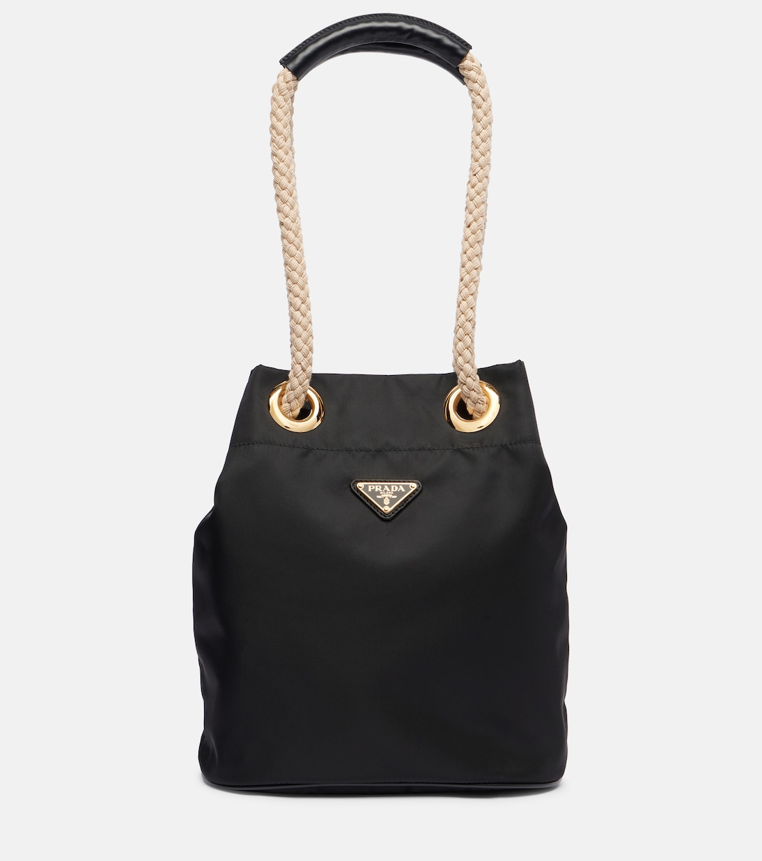 Маринер маленькая ведерко-сумка из Re-Nylon Prada, черный
Маринер маленькая ведерко-сумка из Re-Nylon Prada, черный