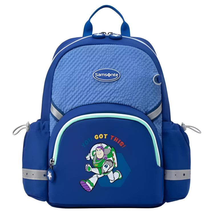 Samsonite Детский синий рюкзак из ткани с аппликацией 
Samsonite Детский синий рюкзак из ткани с аппликацией