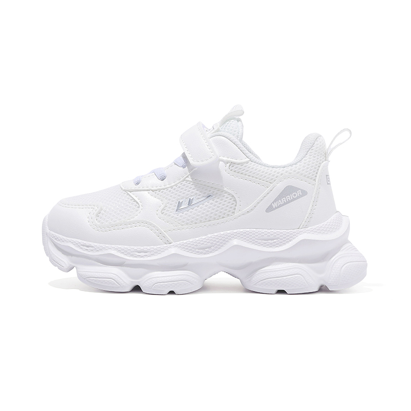 Кроссовки для бега с низким верхом, увеличивающие рост, для детей WARRIOR, белый 
Кроссовки для бега с низким верхом, увеличивающие рост, для детей WARRIOR, белый