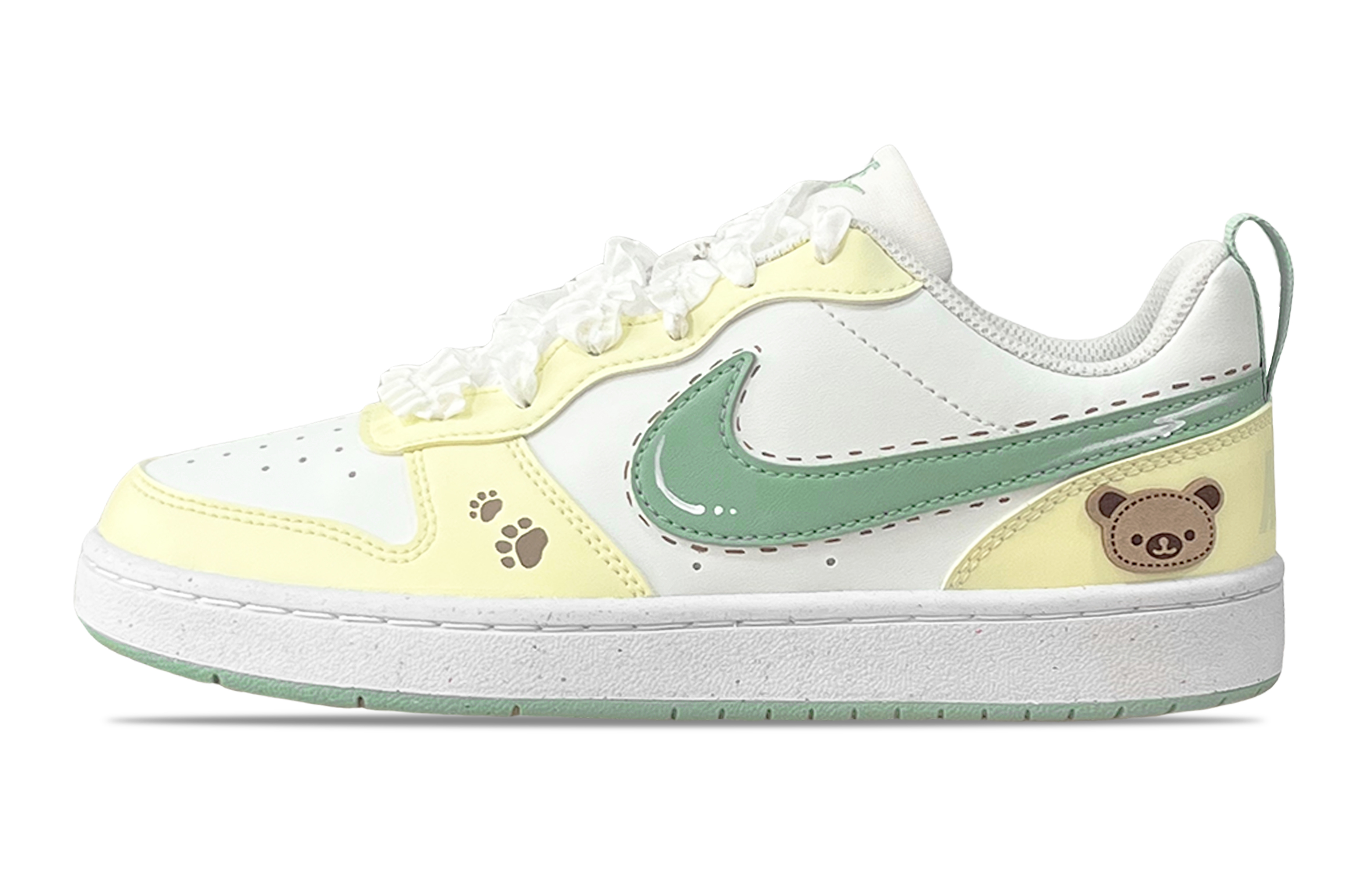 Кроссовки Court Borough Bear Cookies с противоскользящим покрытием, износостойкие, для детей и подростков Nike, желтый/зеленый
Кроссовки Court Borough Bear Cookies с противоскользящим покрытием, износостойкие, для детей и подростков Nike, желтый/зеленый