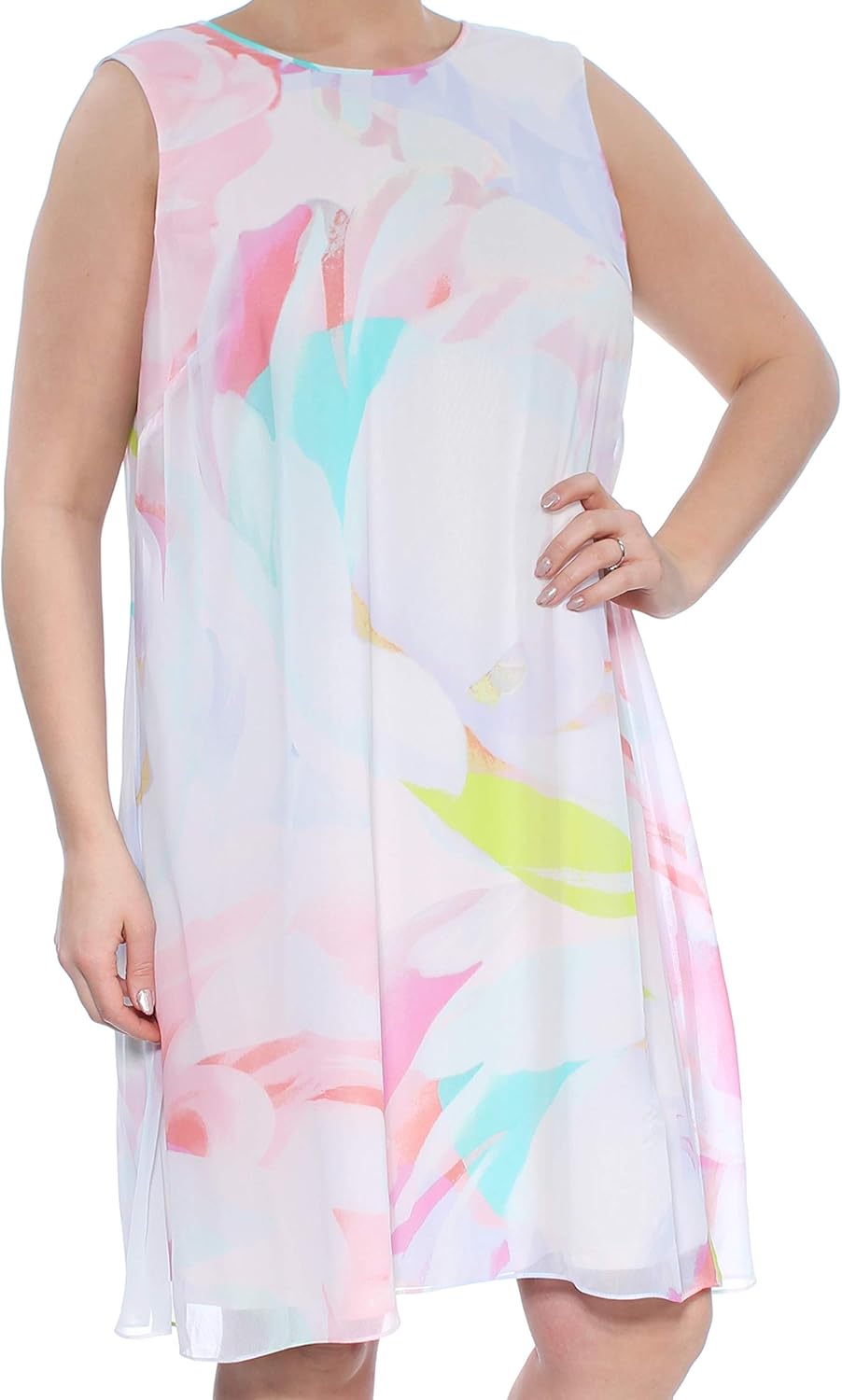 Calvin Klein Женское платье Classic одного размера, Blush Multi
Calvin Klein Женское платье Classic одного размера, Blush Multi