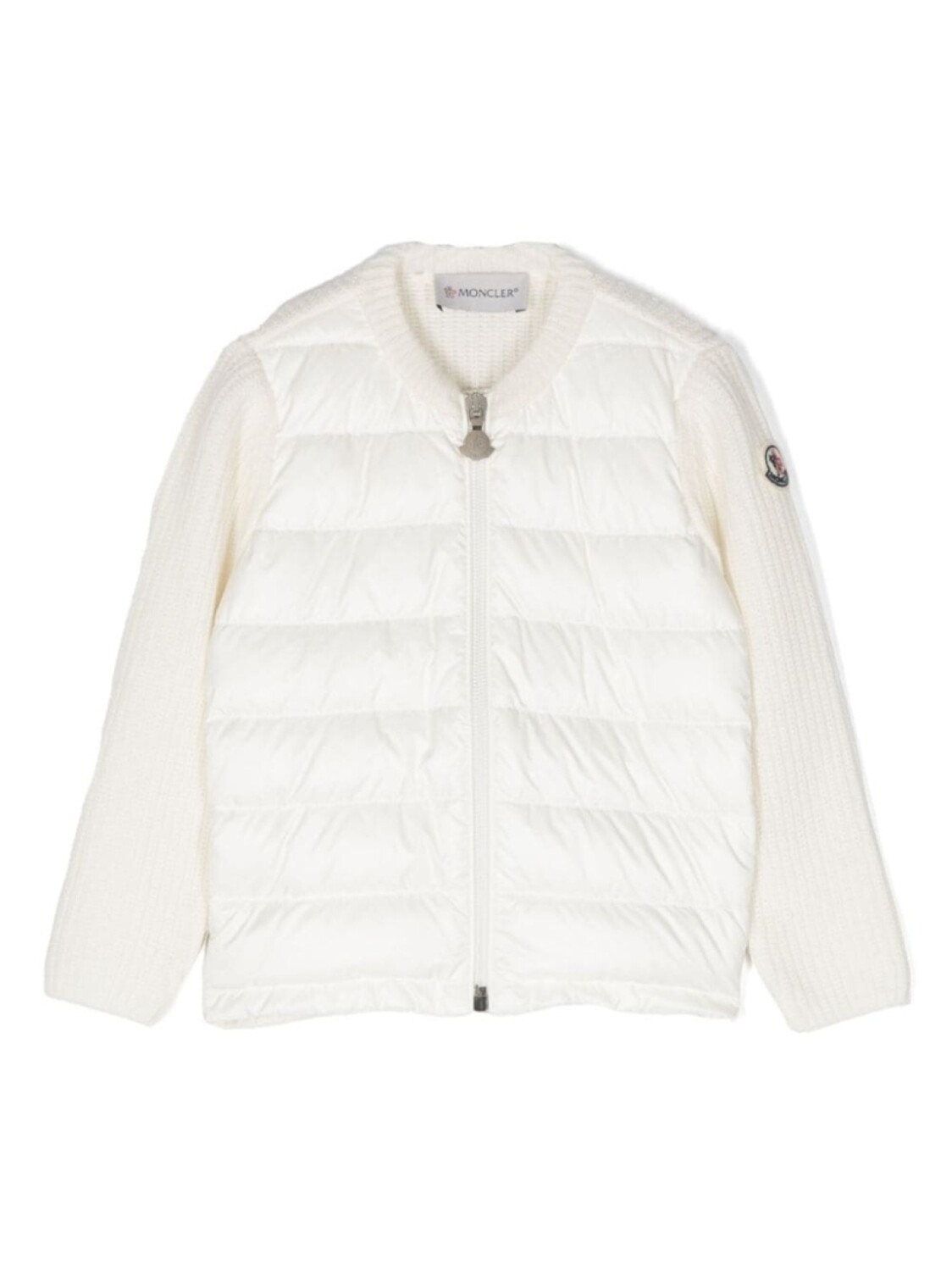 Moncler Enfant пуховик с нашивкой-логотипом, белый
Moncler Enfant пуховик с нашивкой-логотипом, белый