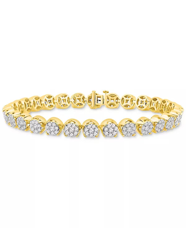 Мужской теннисный браслет с бриллиантами (5 карат) из 10-каратного золота Macy'S, gold
Мужской теннисный браслет с бриллиантами (5 карат) из 10-каратного золота Macy'S, gold