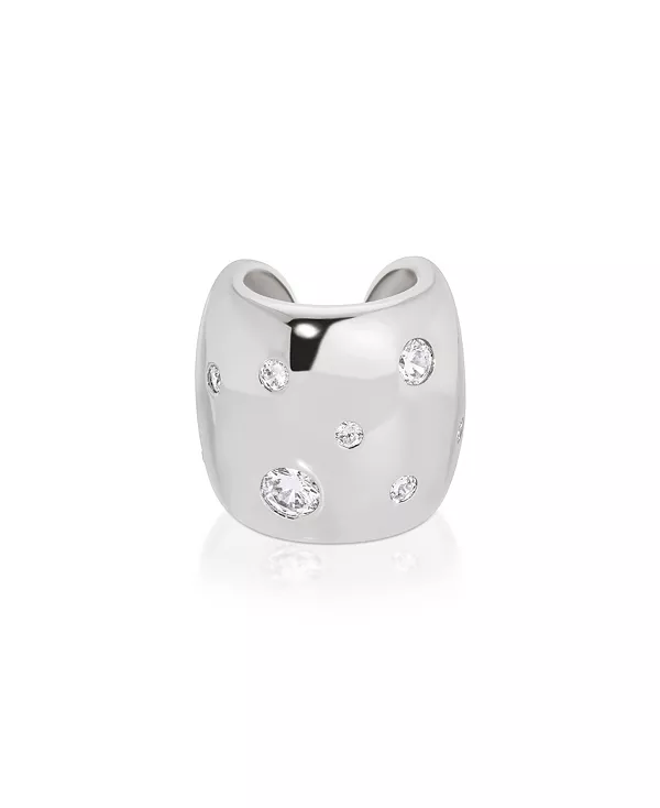 Массивные серьги-каффы с россыпью кристаллов Ettika, silver
Массивные серьги-каффы с россыпью кристаллов Ettika, silver