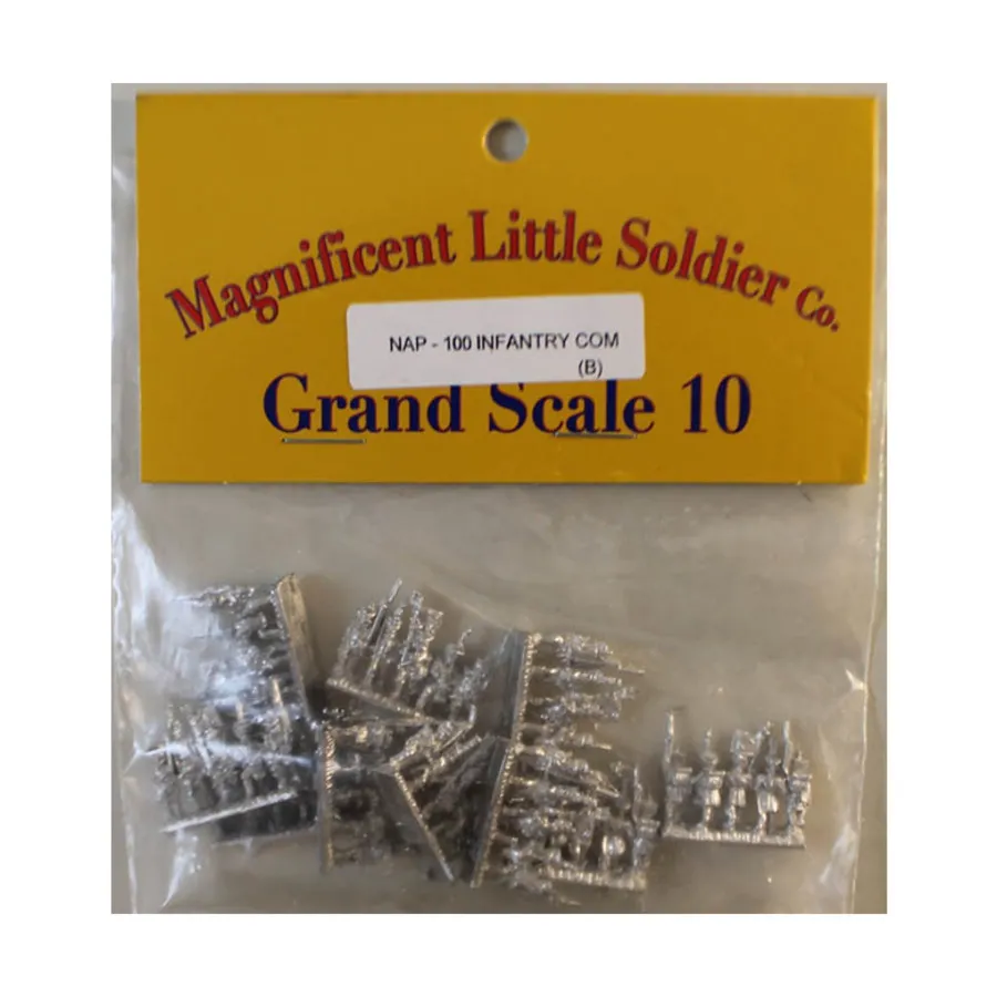 Пехотное командование, Napoleonic - French (10mm)
Пехотное командование, Napoleonic - French (10mm)