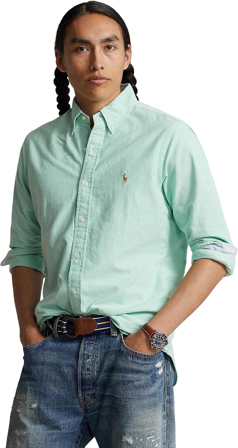 POLO RALPH LAUREN Мужская классическая рубашка Oxford Performance, Green
POLO RALPH LAUREN Мужская классическая рубашка Oxford Performance, Green