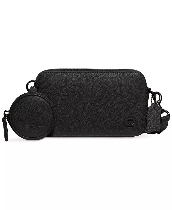 Тонкое кожаное плечо через плечо Charter с регулируемым ремешком из ткани Coach, слоновая кость/кремовый
Тонкое кожаное плечо через плечо Charter с регулируемым ремешком из ткани Coach, слоновая кость/кремовый