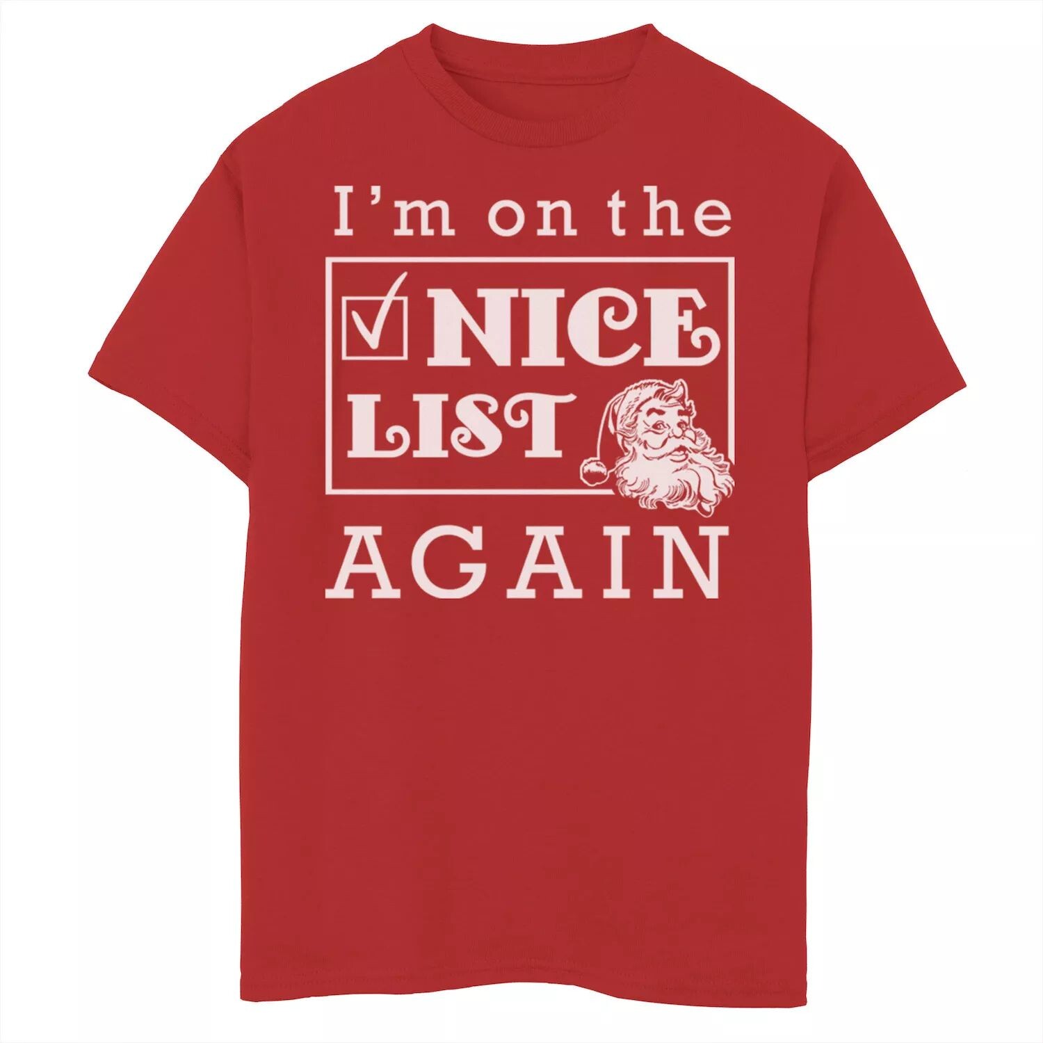 Рождественская футболка с рисунком «Я снова в списке лучших» для мальчиков 8–20 лет Licensed Character
Рождественская футболка с рисунком «Я снова в списке лучших» для мальчиков 8–20 лет Licensed Character