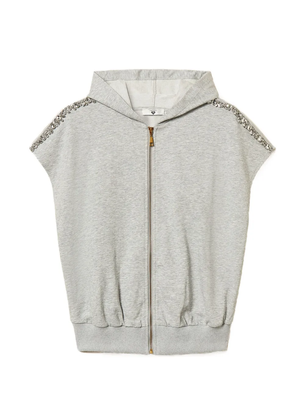 Худи с вышивкой Twinset, серый
Худи с вышивкой Twinset, серый