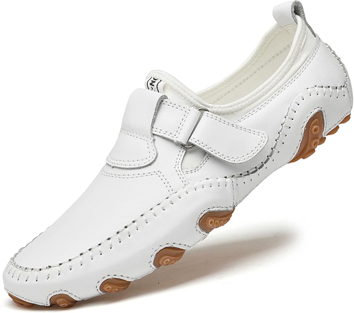 Мужские классические кожаные повседневные туфли, офисные лоферы без шнурков, мягкие и удобные обувь и прогулок Abborora, белый
Мужские классические кожаные повседневные туфли, офисные лоферы без шнурков, мягкие и удобные обувь и прогулок Abborora, белый