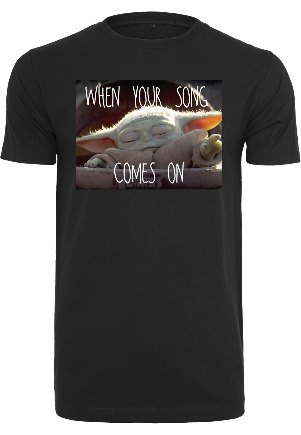 Футболка Mister Tee Baby Yoda Song, черный 
Футболка Mister Tee Baby Yoda Song, черный
