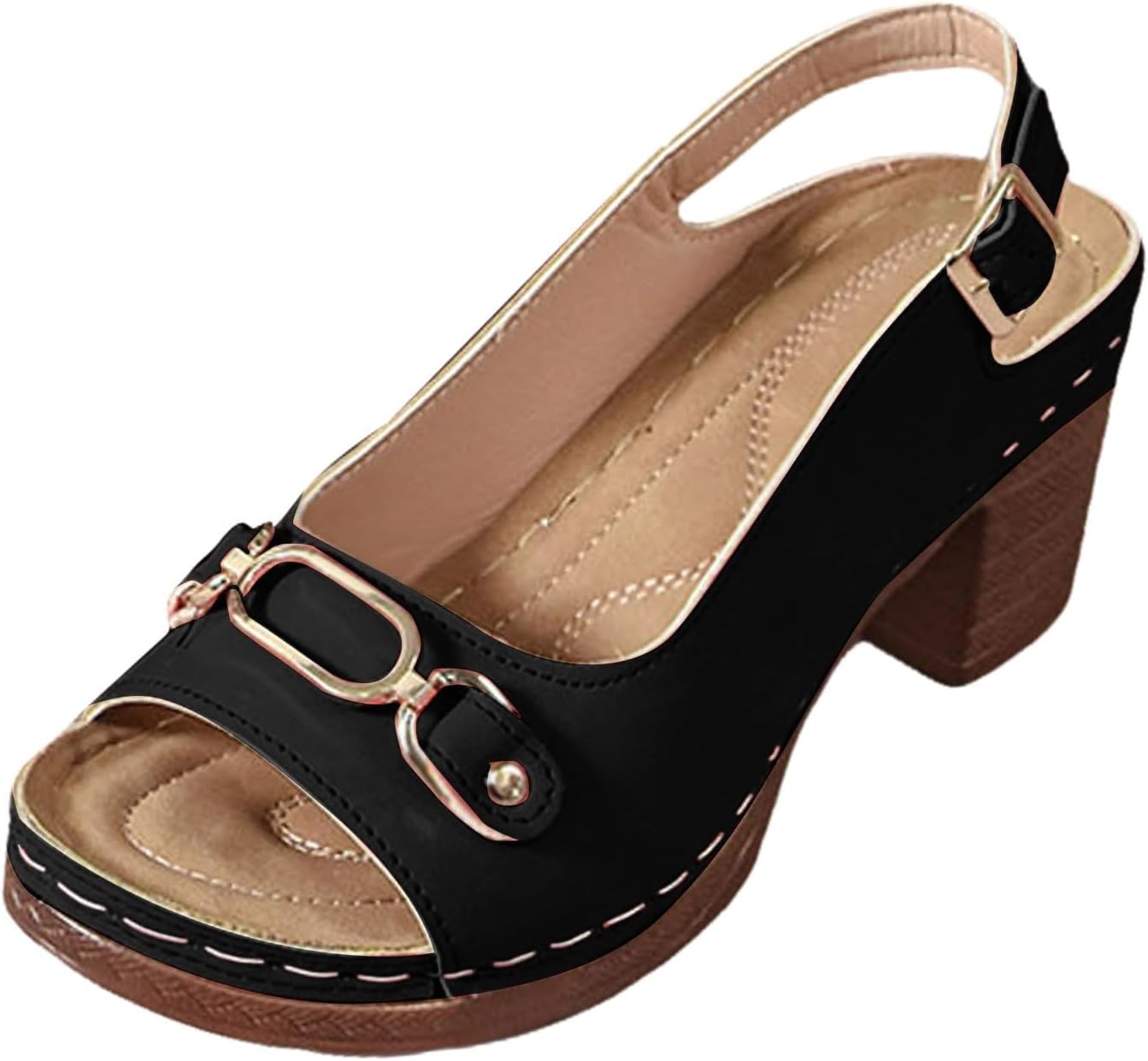 Женские сандалии, комфортные винтажные с открытым носком, ремешок с пряжкой, с задником, римские сандалии, повседневные летние туфли, модные свадебные и праздничные сандалии Kvotuu, черный
Женские сандалии, комфортные винтажные с открытым носком, ремешок с пряжкой, с задником, римские сандалии, повседневные летние туфли, модные свадебные и праздничные сандалии Kvotuu, черный