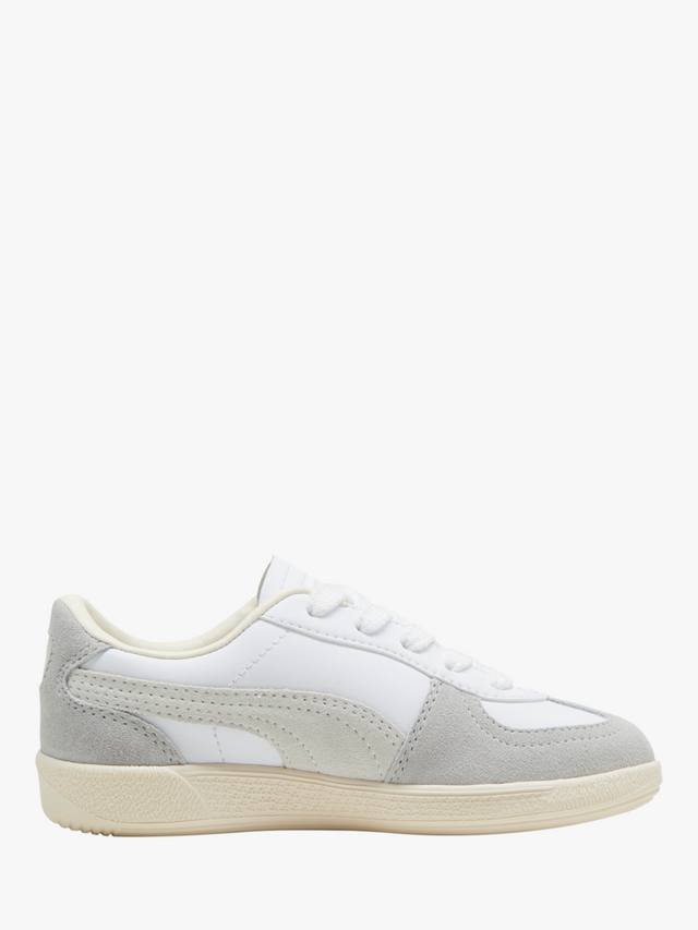 Детские кеды Palermo из кожи PUMA, White/Grey/Almond
Детские кеды Palermo из кожи PUMA, White/Grey/Almond