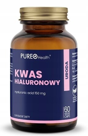Pureo Health, Кожа с гиалуроновой кислотой, 60 капсул.