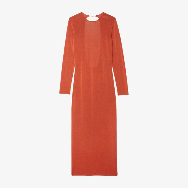 Макси-платье Zadig&Voltaire с длинными рукавами и вырезом, кирпичный
Макси-платье Zadig&Voltaire с длинными рукавами и вырезом, кирпичный