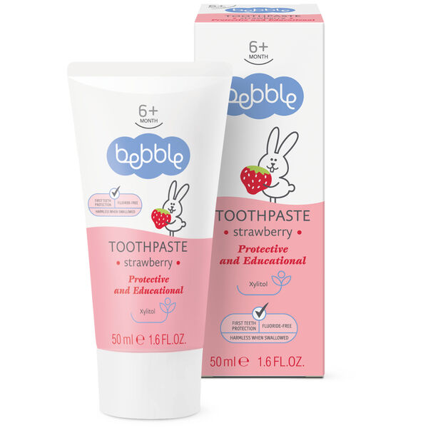 Зубная паста со вкусом клубники, 1000 мл Bebble
Зубная паста со вкусом клубники, 1000 мл Bebble