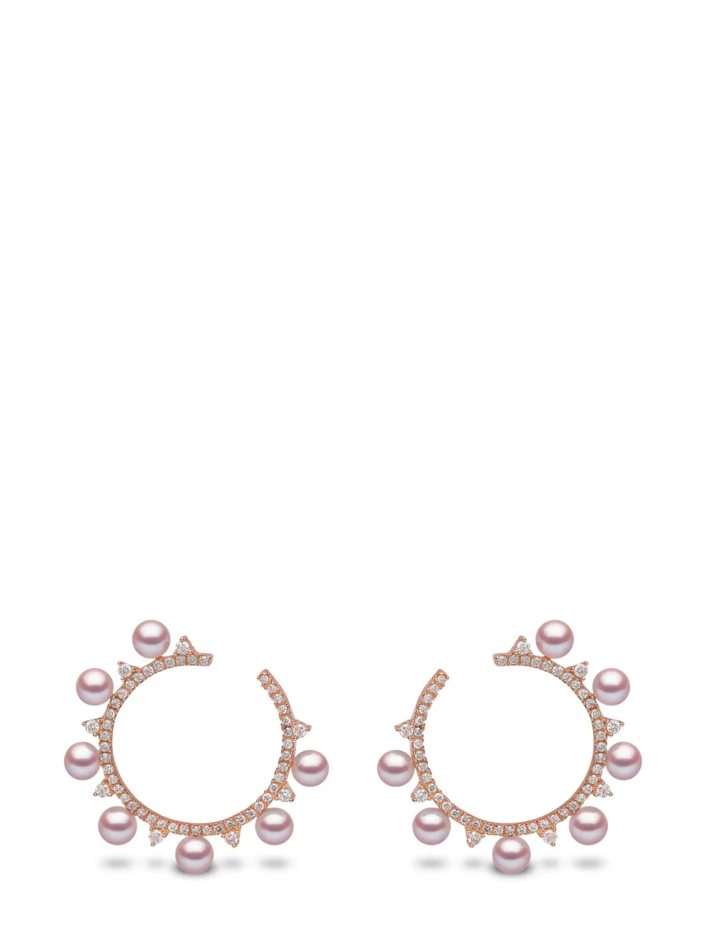 Серьги Sleek Akoya из розового золота с жемчугом и бриллиантами Yoko London, розовый
Серьги Sleek Akoya из розового золота с жемчугом и бриллиантами Yoko London, розовый