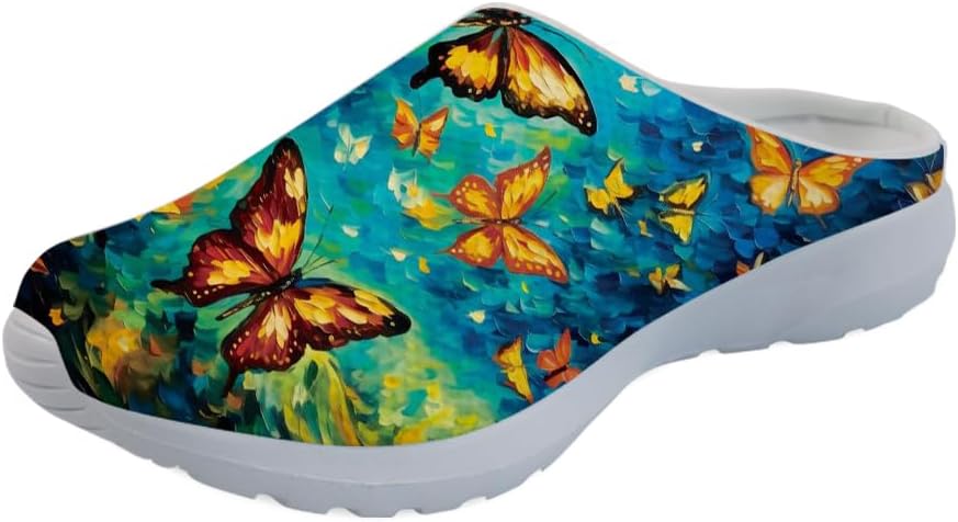 Кроссовки Forchrinse Native Indian Aztec Hippie Mandala для мужчин, прогулочные мулы; женские слипоны, садовые сабо, тапочки с открытой пяткой, обувь для дома и ухода, Butterfly Oil Painting
Кроссовки Forchrinse Native Indian Aztec Hippie Mandala для мужчин, прогулочные мулы; женские слипоны, садовые сабо, тапочки с открытой пяткой, обувь для дома и ухода, Butterfly Oil Painting