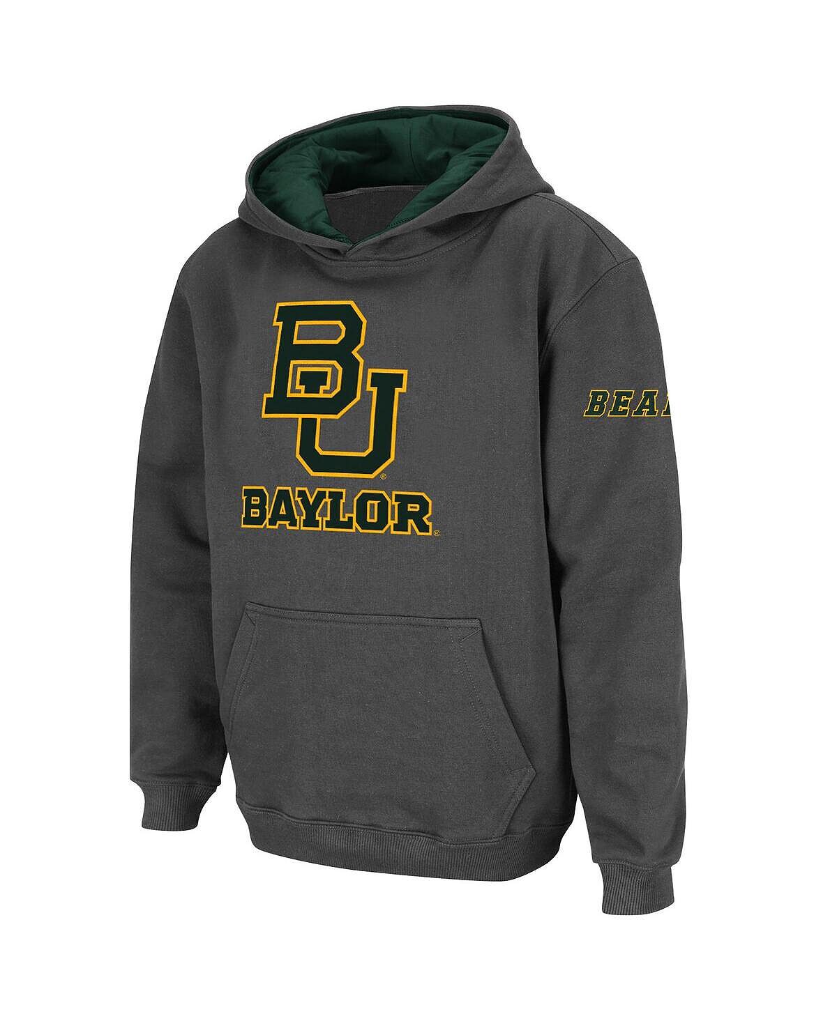 Темно-серый пуловер с логотипом Big Boys Baylor Bears Stadium Athletic
Темно-серый пуловер с логотипом Big Boys Baylor Bears Stadium Athletic