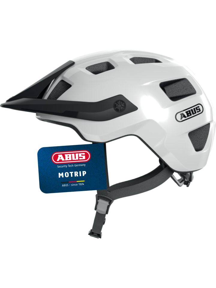 ABUS Велосипедный шлем MoTrip блестящего белого цвета
ABUS Велосипедный шлем MoTrip блестящего белого цвета