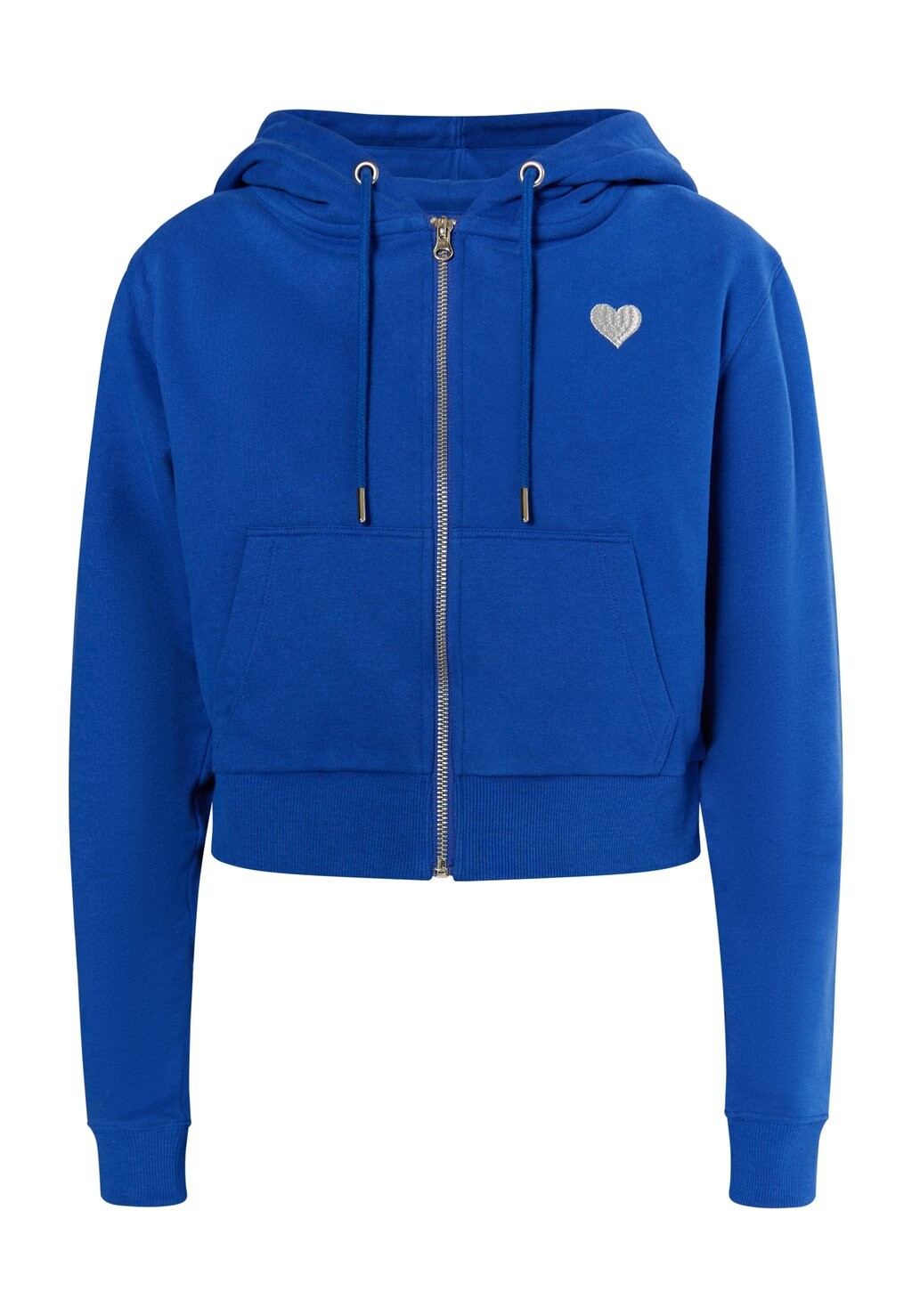 Толстовка на молнии CROPPED BIANY myMo, синий 
Толстовка на молнии CROPPED BIANY myMo, синий