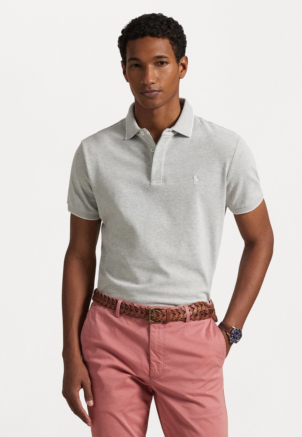 Рубашка поло CUSTOM SLIM FIT STRETCH OXFORD MESH POLO Polo Ralph Lauren, светло-серый
Рубашка поло CUSTOM SLIM FIT STRETCH OXFORD MESH POLO Polo Ralph Lauren, светло-серый