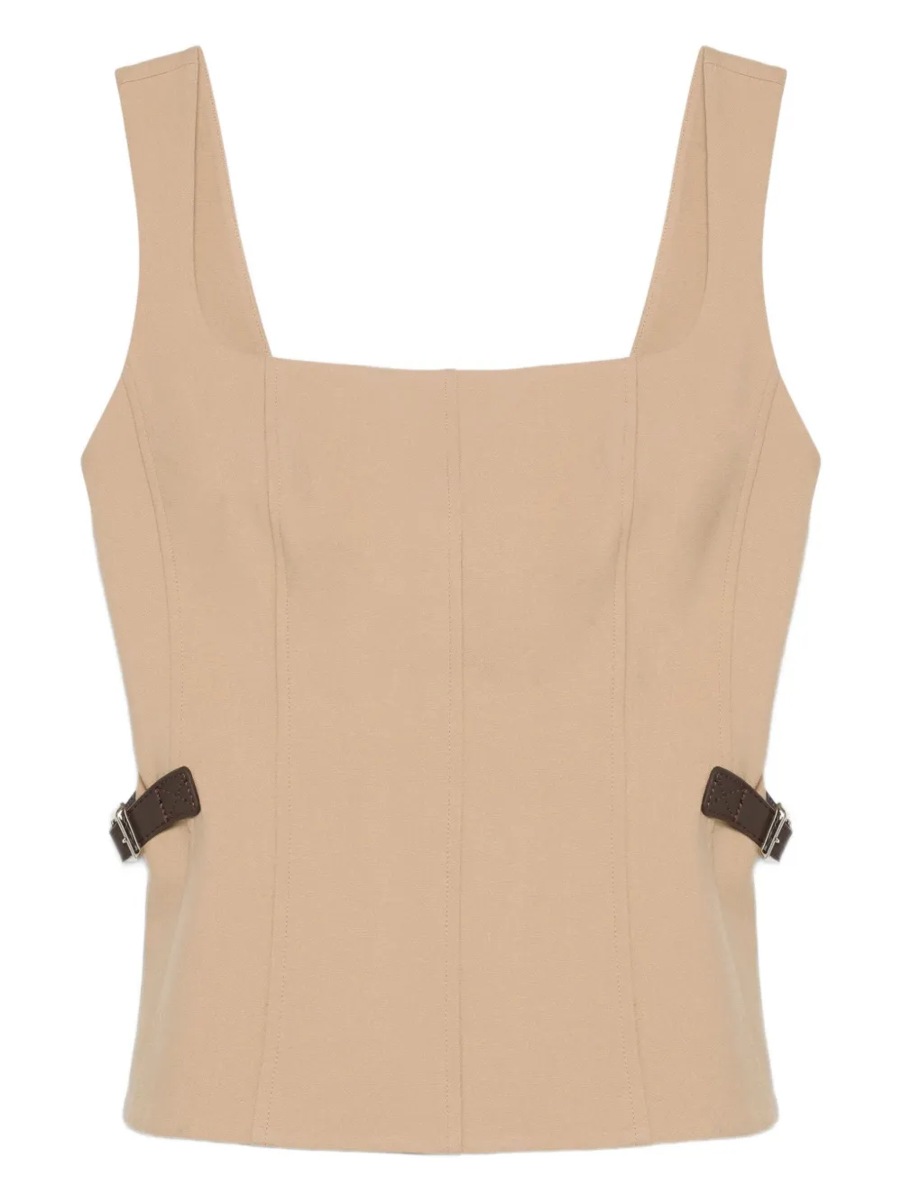 Топ с квадратным вырезом Simkhai, нейтральный
Топ с квадратным вырезом Simkhai, нейтральный