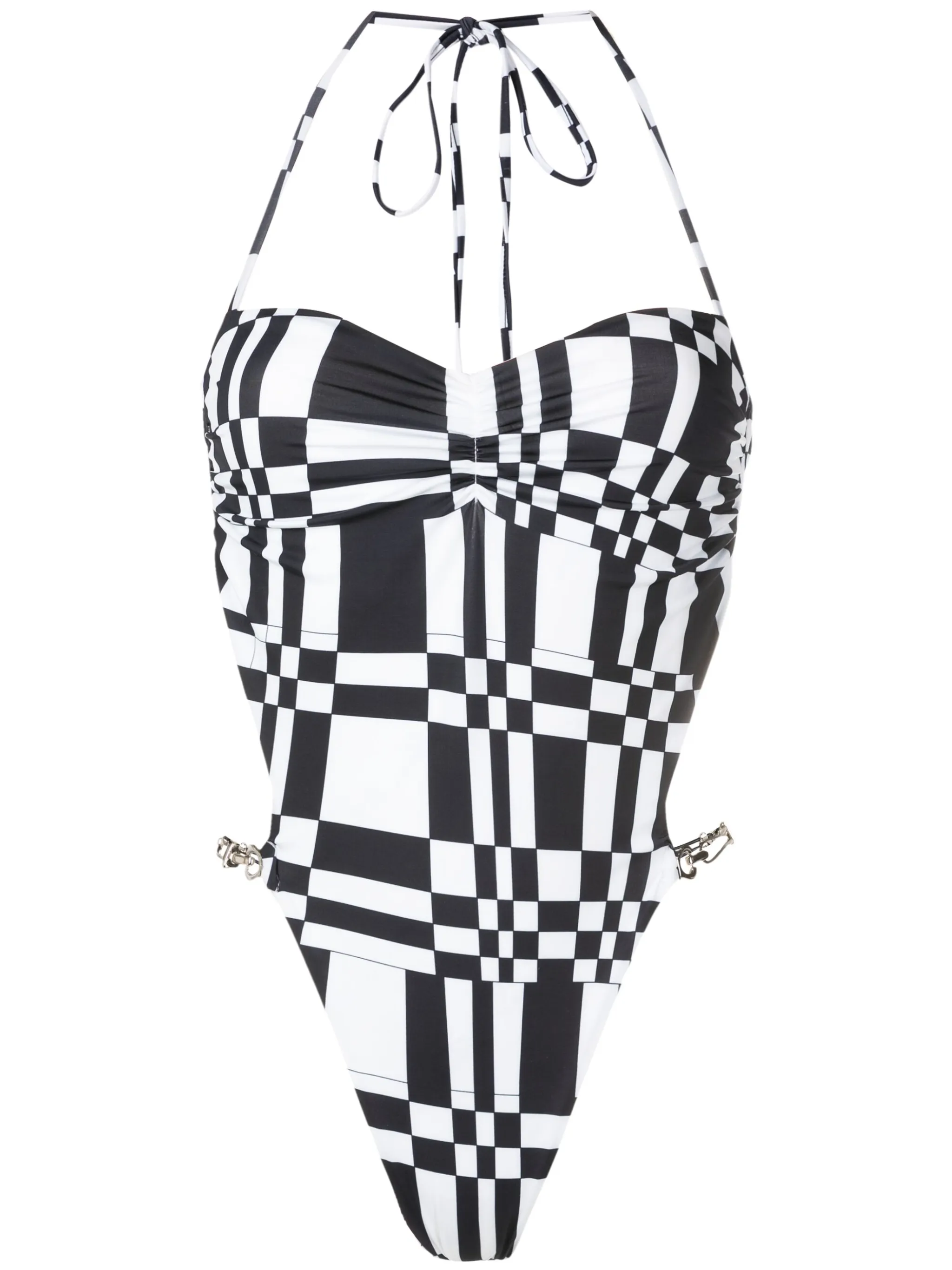 Купальник с геометричным принтом и открытой спиной Amir Slama, черный
Купальник с геометричным принтом и открытой спиной Amir Slama, черный