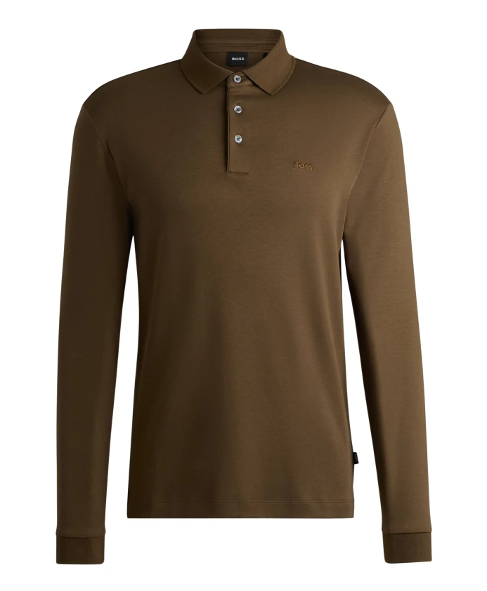 Рубашка-Поло с длинными рукавами Hugo, зеленый
Рубашка-Поло с длинными рукавами Hugo, зеленый