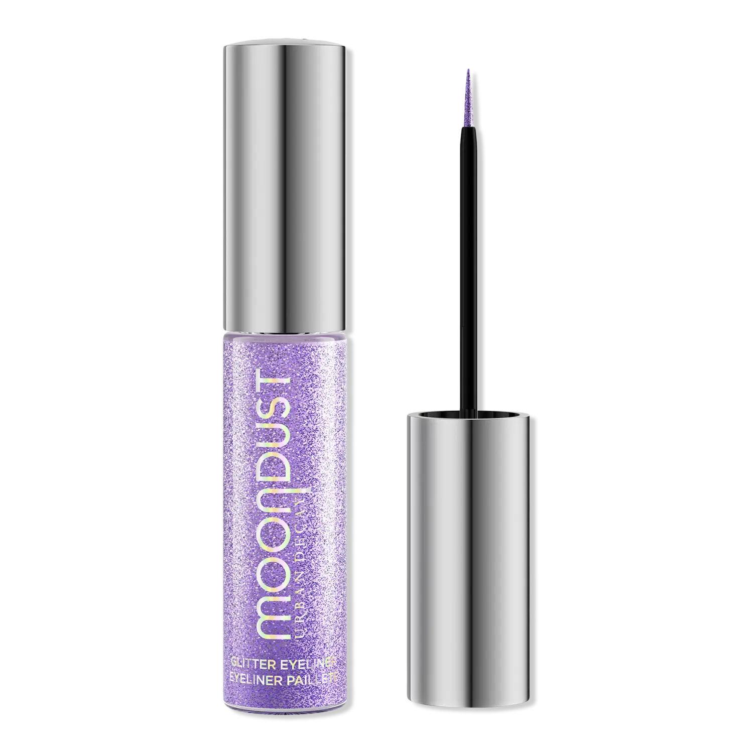 Жидкая подводка для глаз Moondust с блестками Urban Decay Cosmetics, Studio (light purple micro-sparkle w/ lilac holographic glitter)
Жидкая подводка для глаз Moondust с блестками Urban Decay Cosmetics, Studio (light purple micro-sparkle w/ lilac holographic glitter)